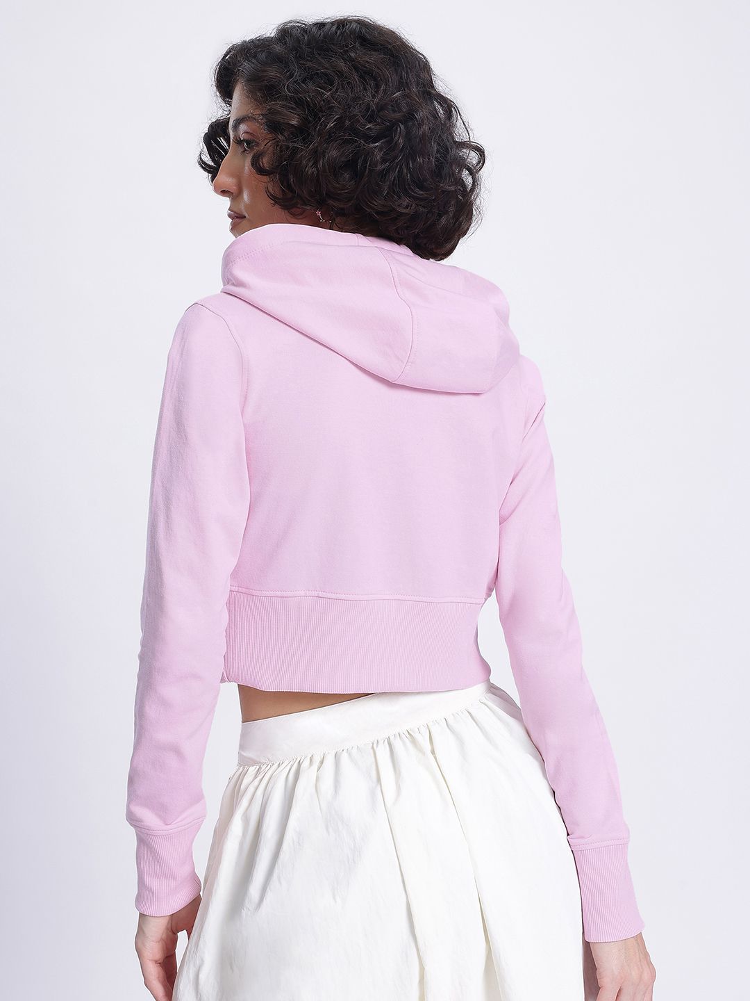 DressBerry Hooded Crop Sweatshirt
