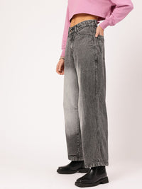 DressBerry Women Modern Classics Faded Baggy jeans
