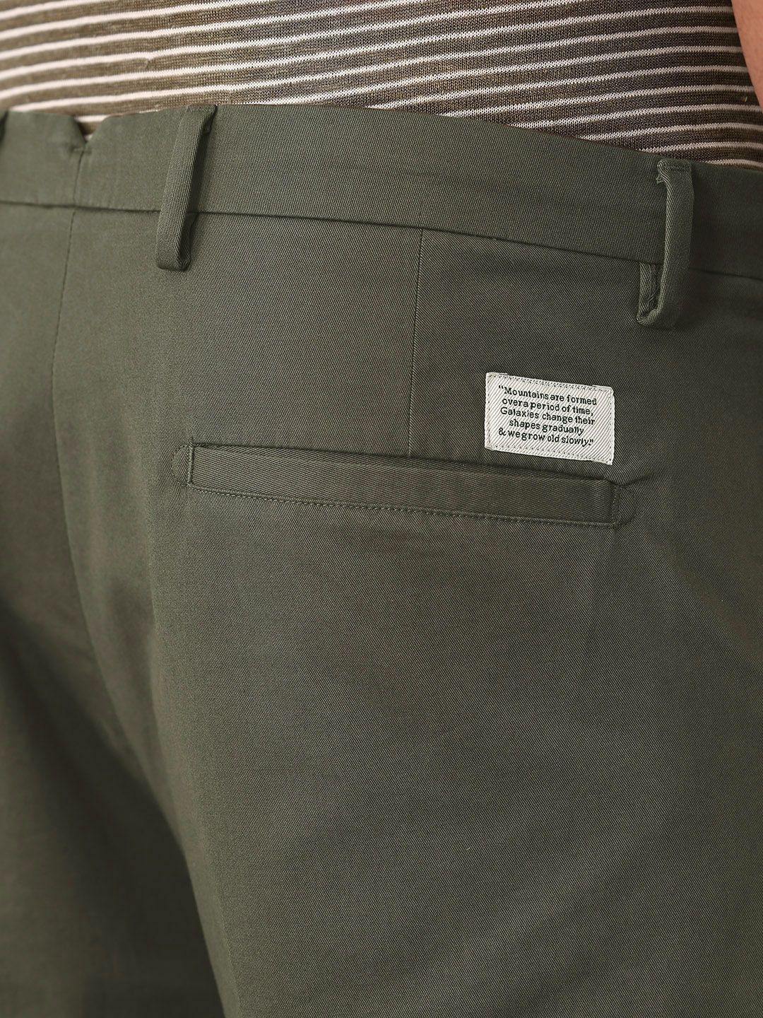 Mr Bowerbird Men Industry Mid-Rise Liberal Fit Chinos