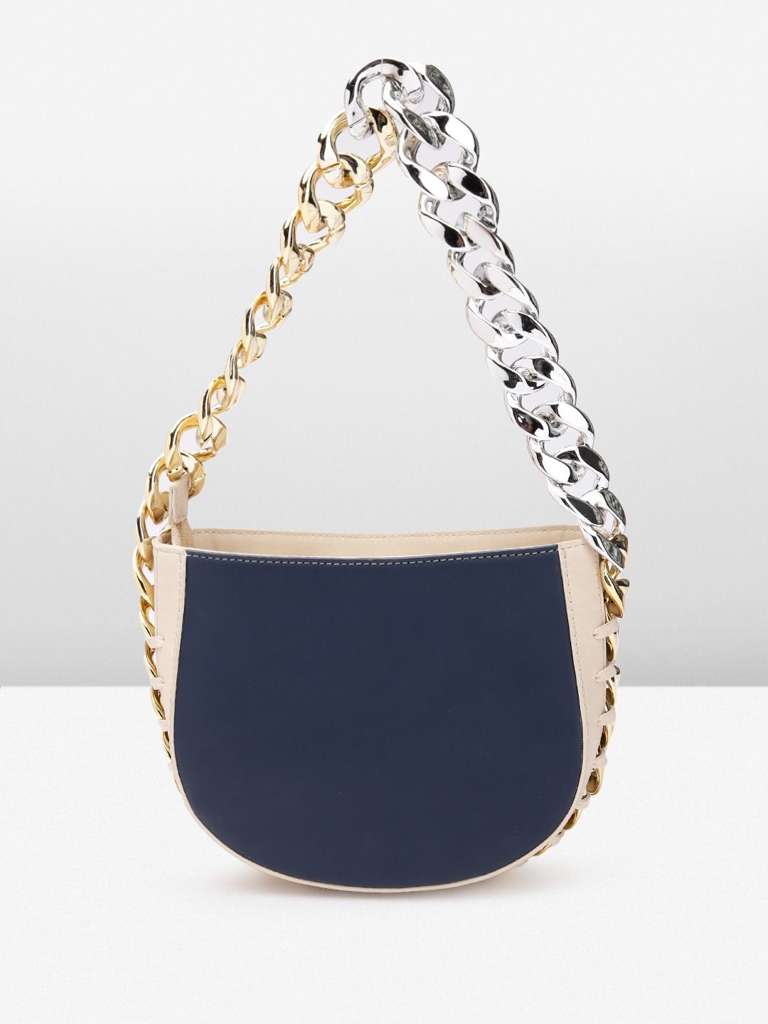 Berrylush Printed Half Moon Handheld Bag