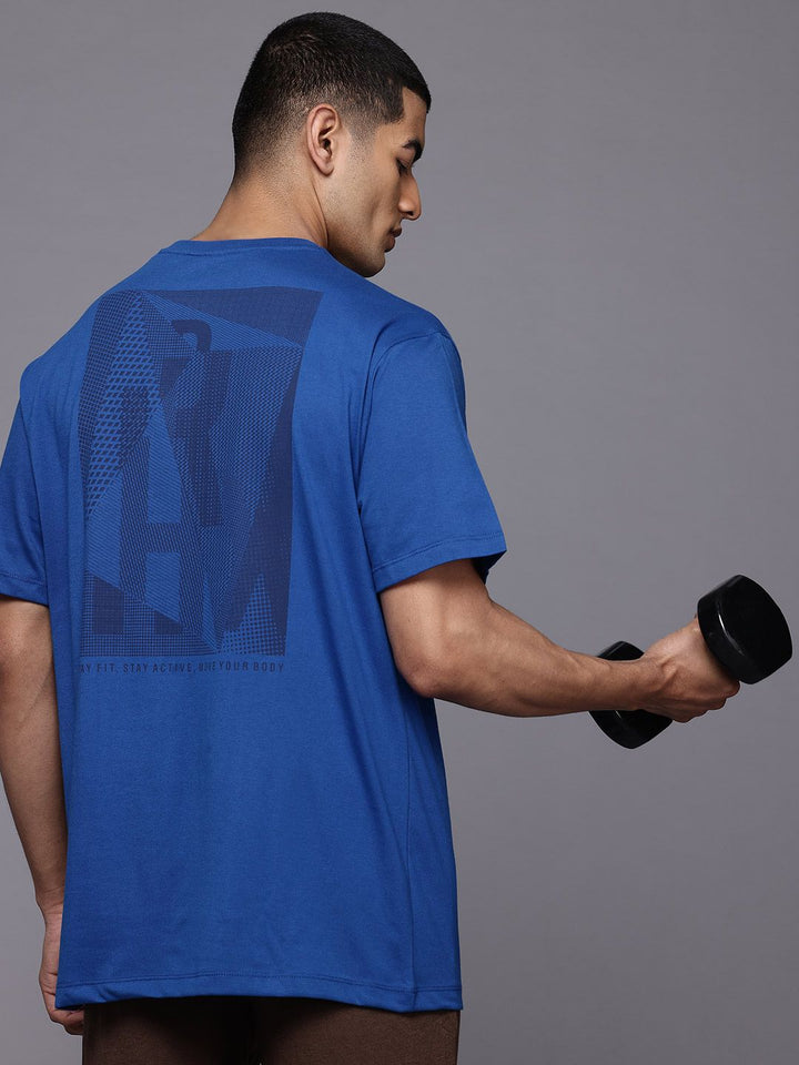 HRX by Hrithik Roshan Twin Collection Printed Training T-shirt