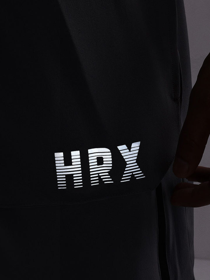 HRX by Hrithik Roshan Men Brand Logo Print Mid-Rise Training Shorts