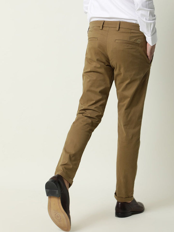 RARE RABBIT Men Aps Mid-Rise Slim Fit Trouser