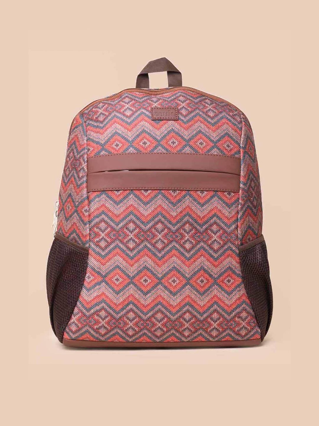 ZOUK Women  Geometric Backpack