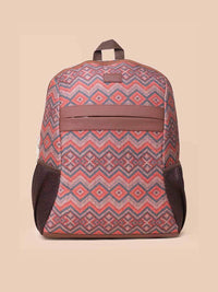 ZOUK Women  Geometric Backpack