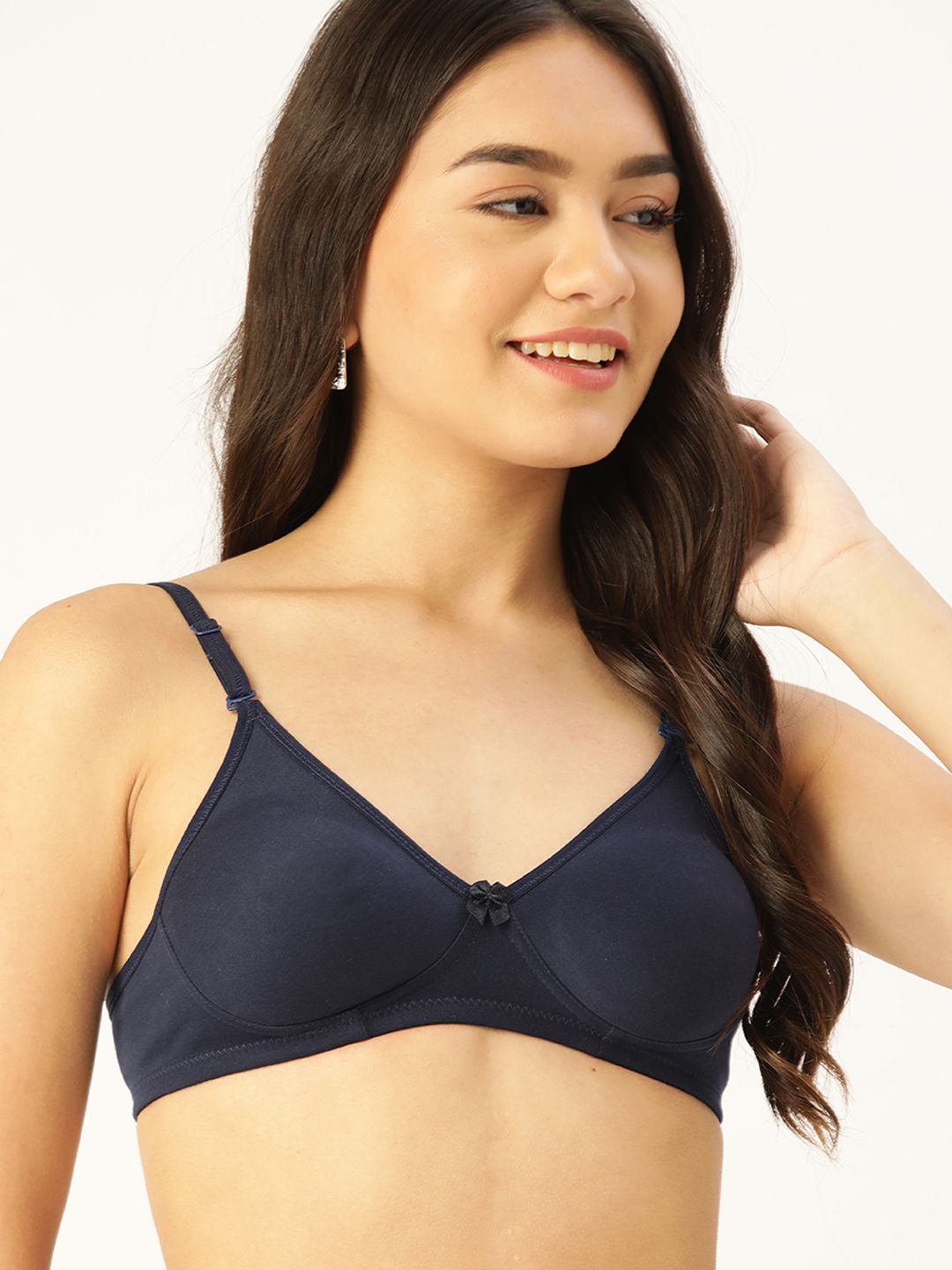 DressBerry Pack Of 3 Solid T-Shirt Bra