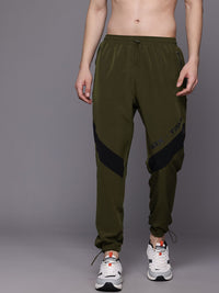 HRX by Hrithik Roshan Men Mid-Rise Rapid-Dry Training Track Pants with Toggle Hem