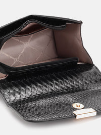 Lino Perros Textured Structured Shoulder Bag