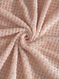 Myntra Elegant Homes Pink Solid Fitted 300 TC Wool Single Bedsheet with 1 Pillow Covers