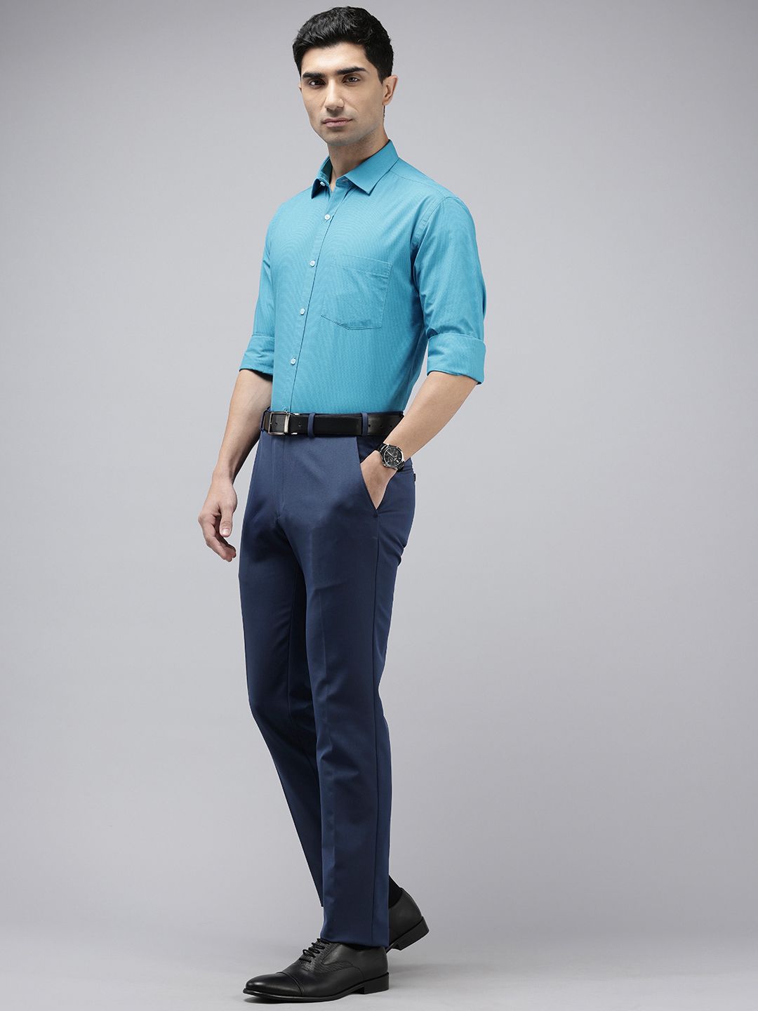 Park Avenue Men Slim Fit Formal Trousers