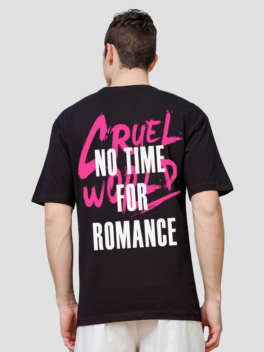 ADRO Men Typography Printed T-shirt