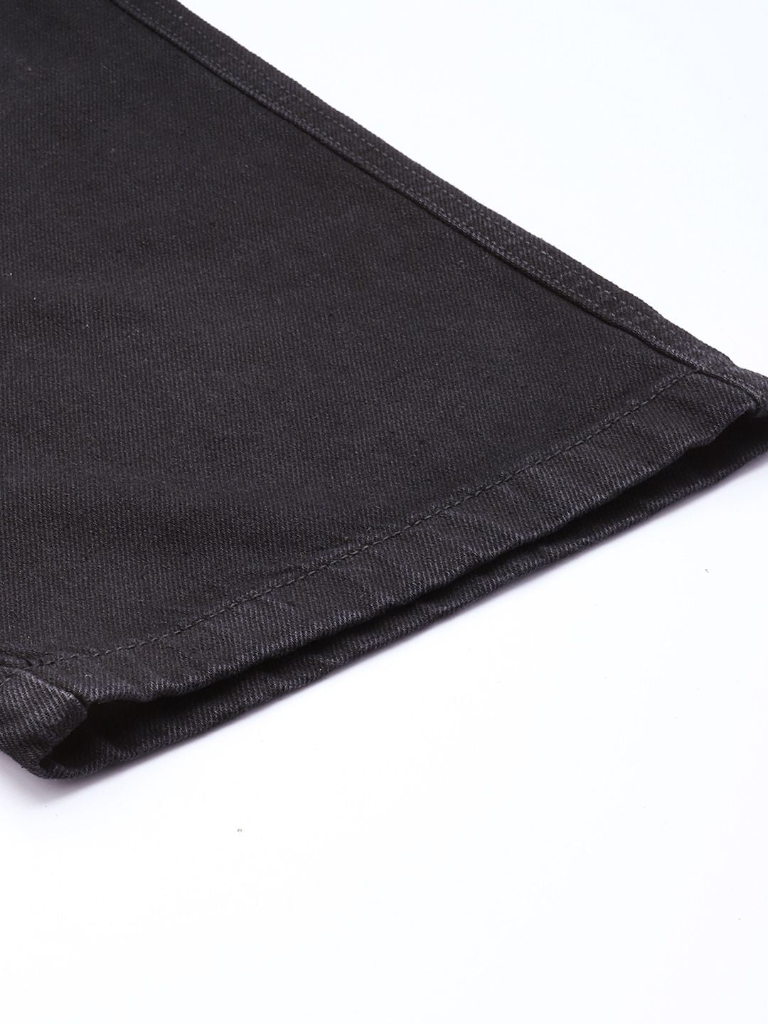 The Indian Garage Co Men Pleated Relaxed Fit Pure Cotton Jeans