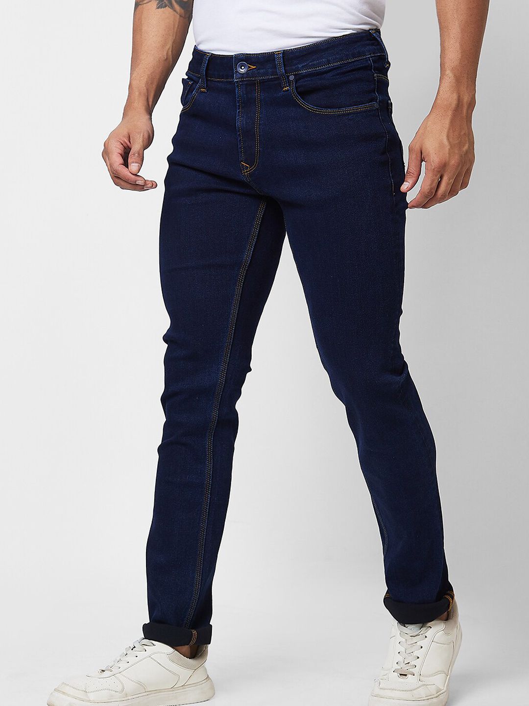 SPYKAR Men Mid-Rise Clean Look Jeans