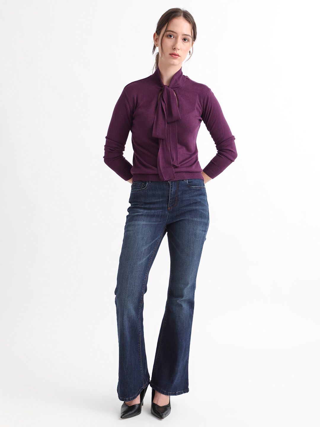 RAREISM Women Solid Pullover