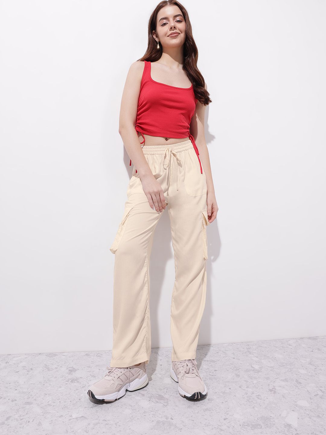 DressBerry Women Swagger Cargo Conquest Trousers