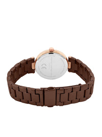 French Connection Women Stainless Steel Bracelet Style Straps Analogue Watch FCN00073D