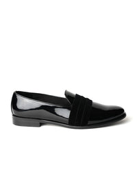 MONKSTORY Lelaki PU Slip-On Sneakers