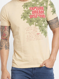 Being Human Typography Printed Round Neck T-shirt