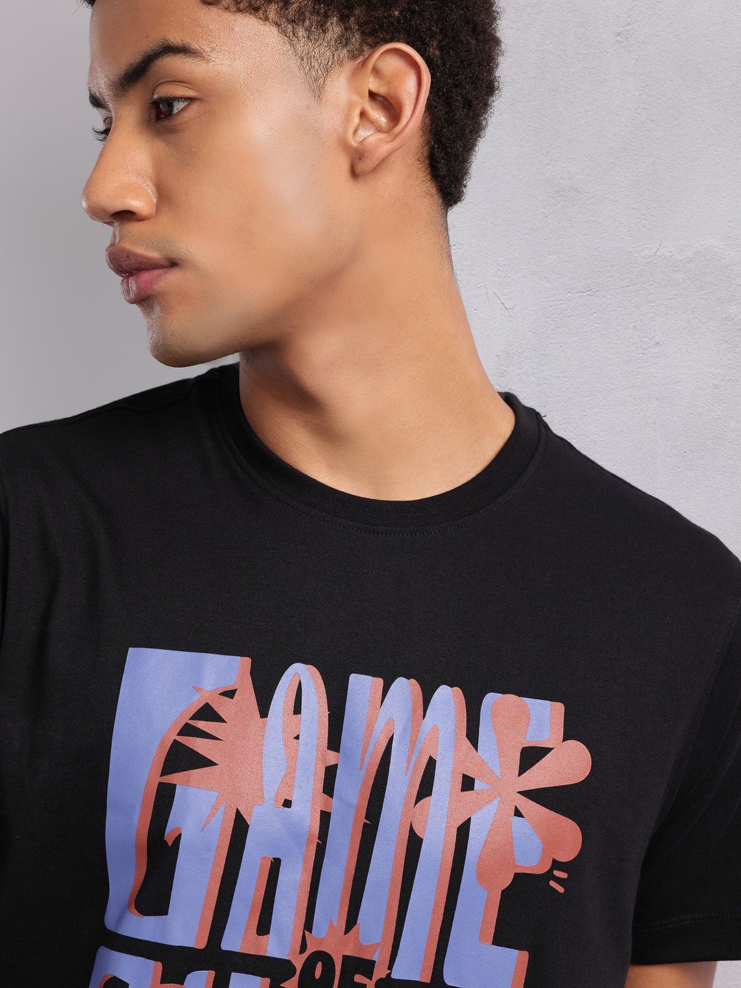 HRX by Hrithik Roshan Typography Printed T-shirt