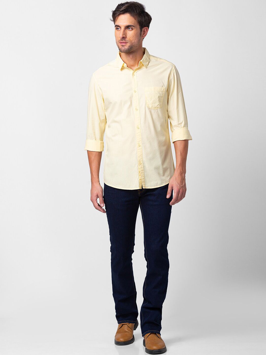 SPYKAR Men Slim Fit Casual Shirt