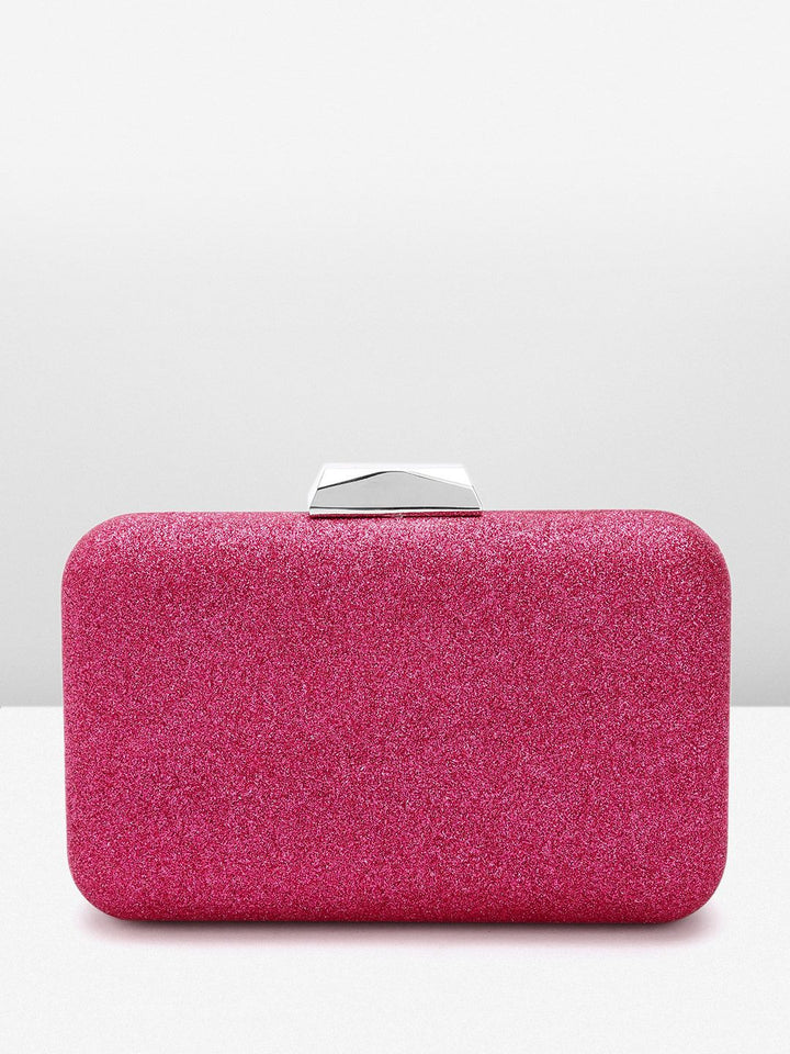 Lino Perros Women Glittery Effect Box Clutch