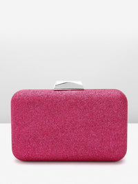Lino Perros Women Glittery Effect Box Clutch