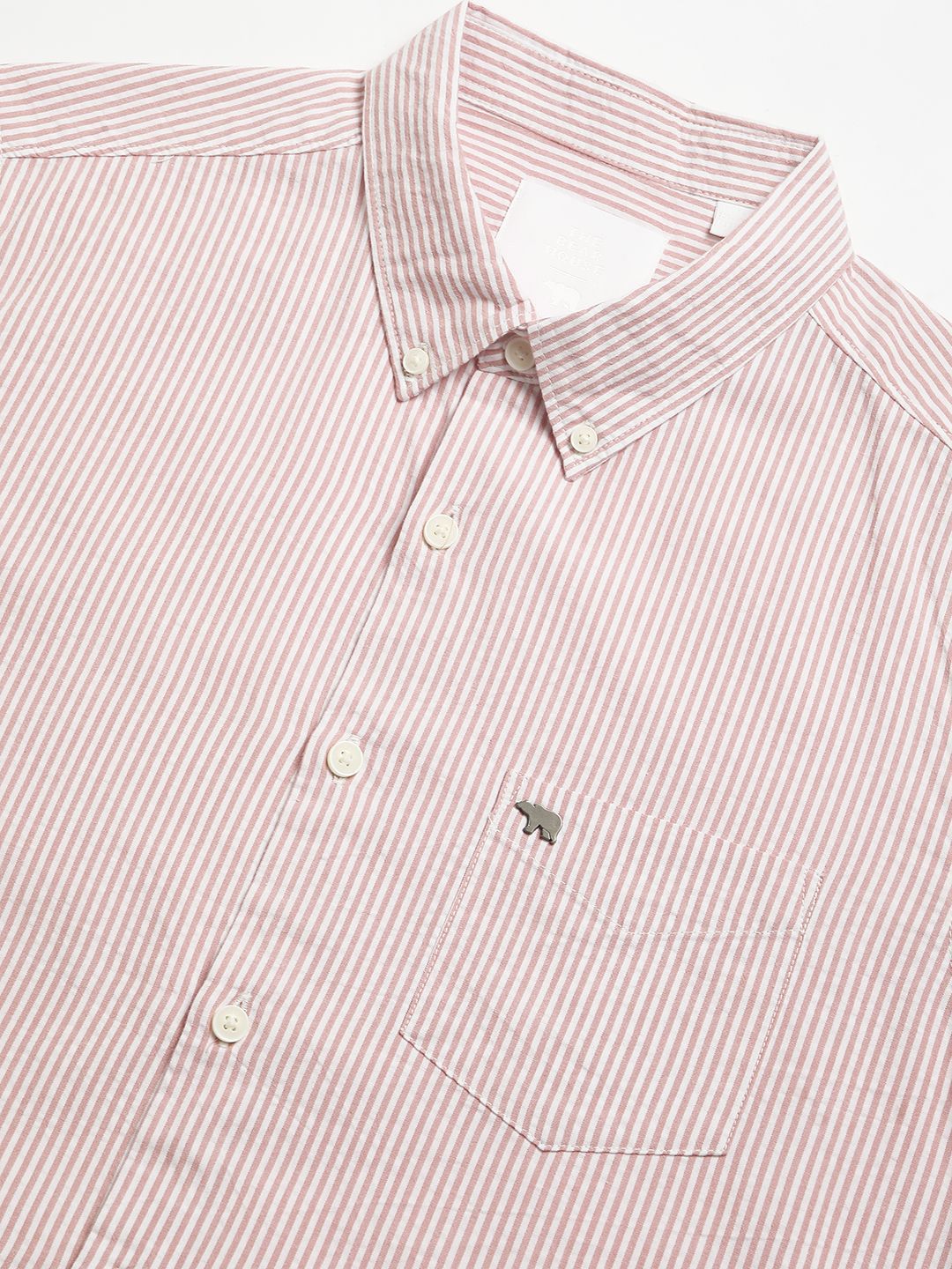 THE BEAR HOUSE Men Slim Fit Opaque Striped Casual Shirt