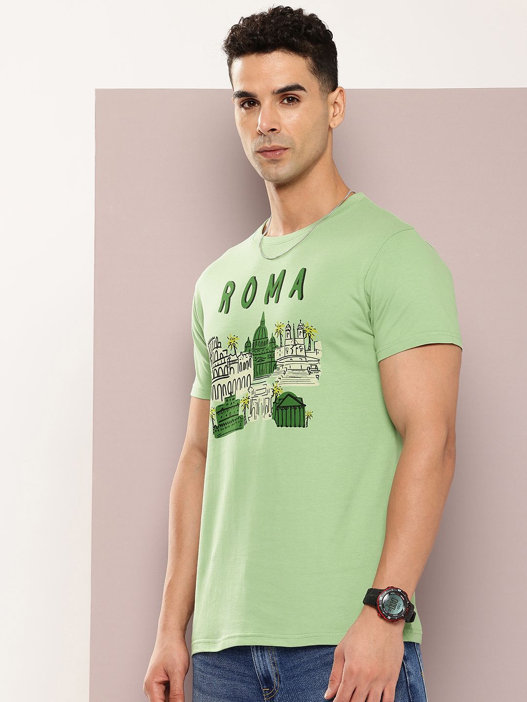 DILLINGER Men Printed Pure Cotton T-shirt
