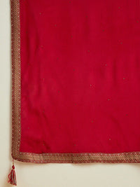 Libas Ethnic Motifs Woven Design Regular Kurta with Trousers & Dupatta