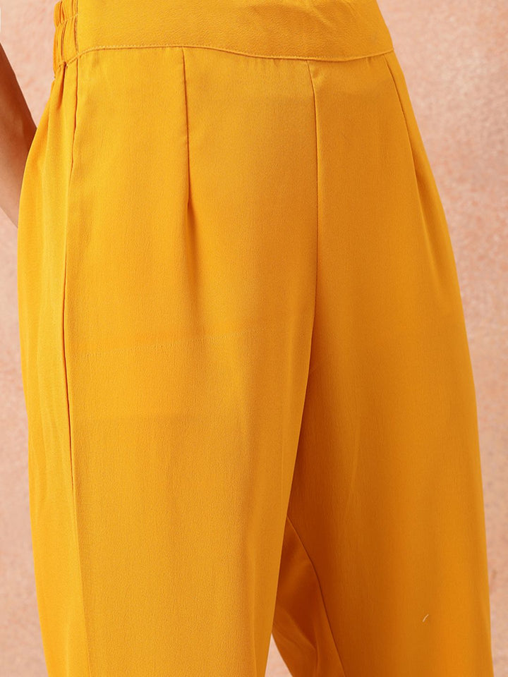 all about you Puff Sleeves Kurta & Trousers