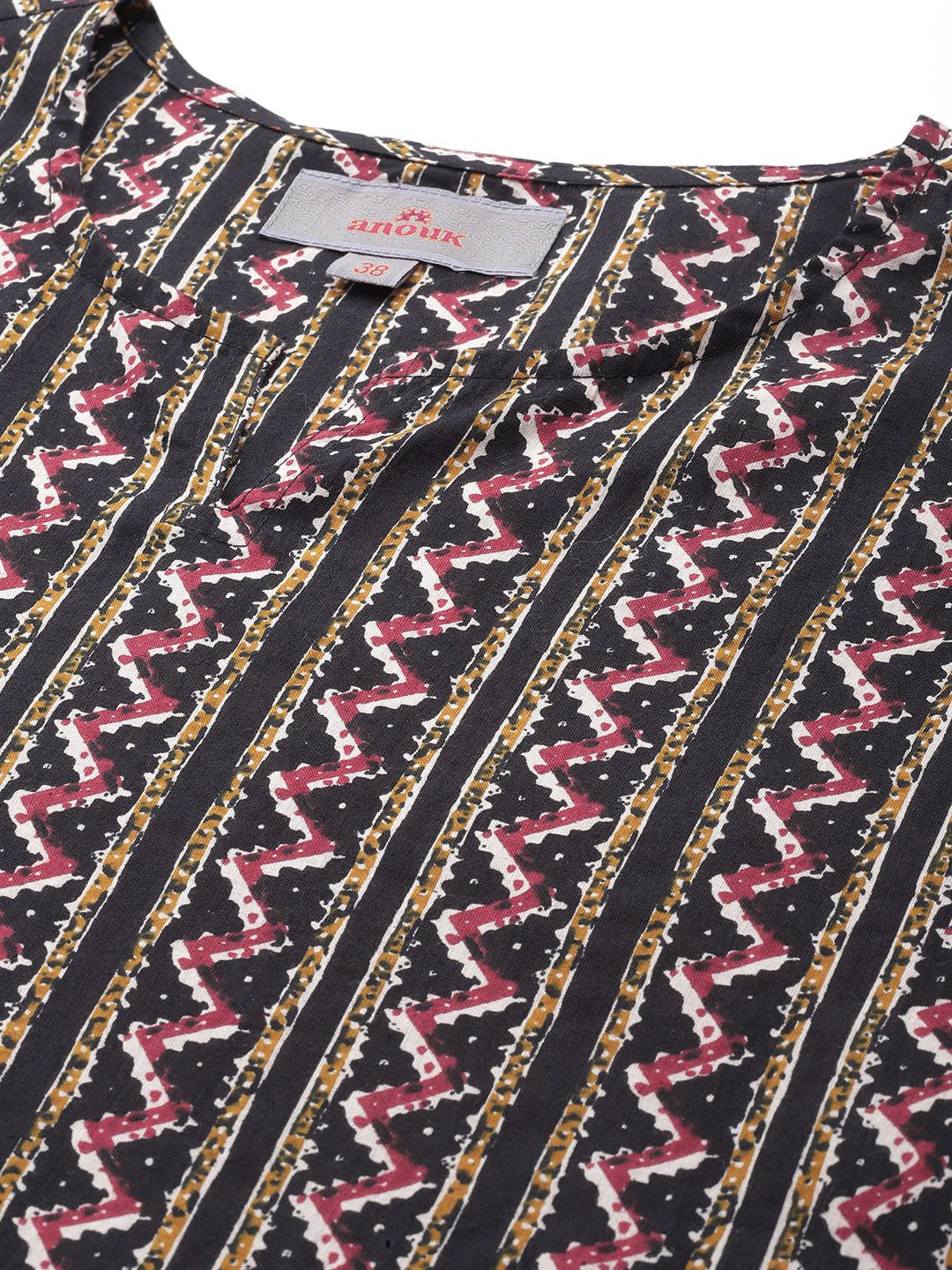 Anouk Men Printed Pure Cotton Kurta