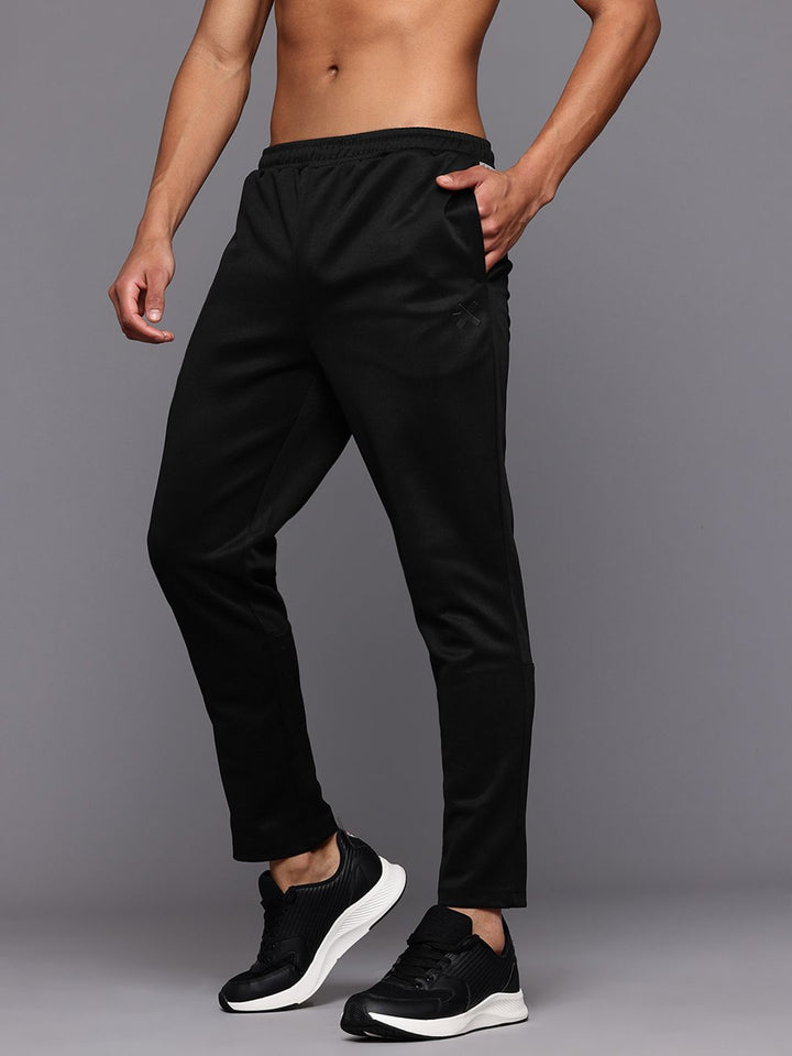 HRX by Hrithik Roshan Men Typography Print Regular Fit Rapid-Dry Running Track Pants