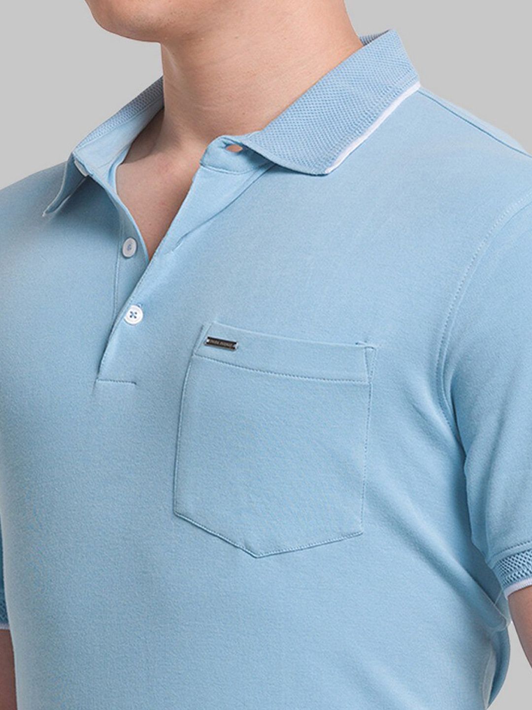 Park Avenue Men Polo Collar Organic Cotton T-shirt