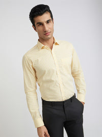 Park Avenue Slim Fit Gingham Checks Pure Cotton Formal Shirt