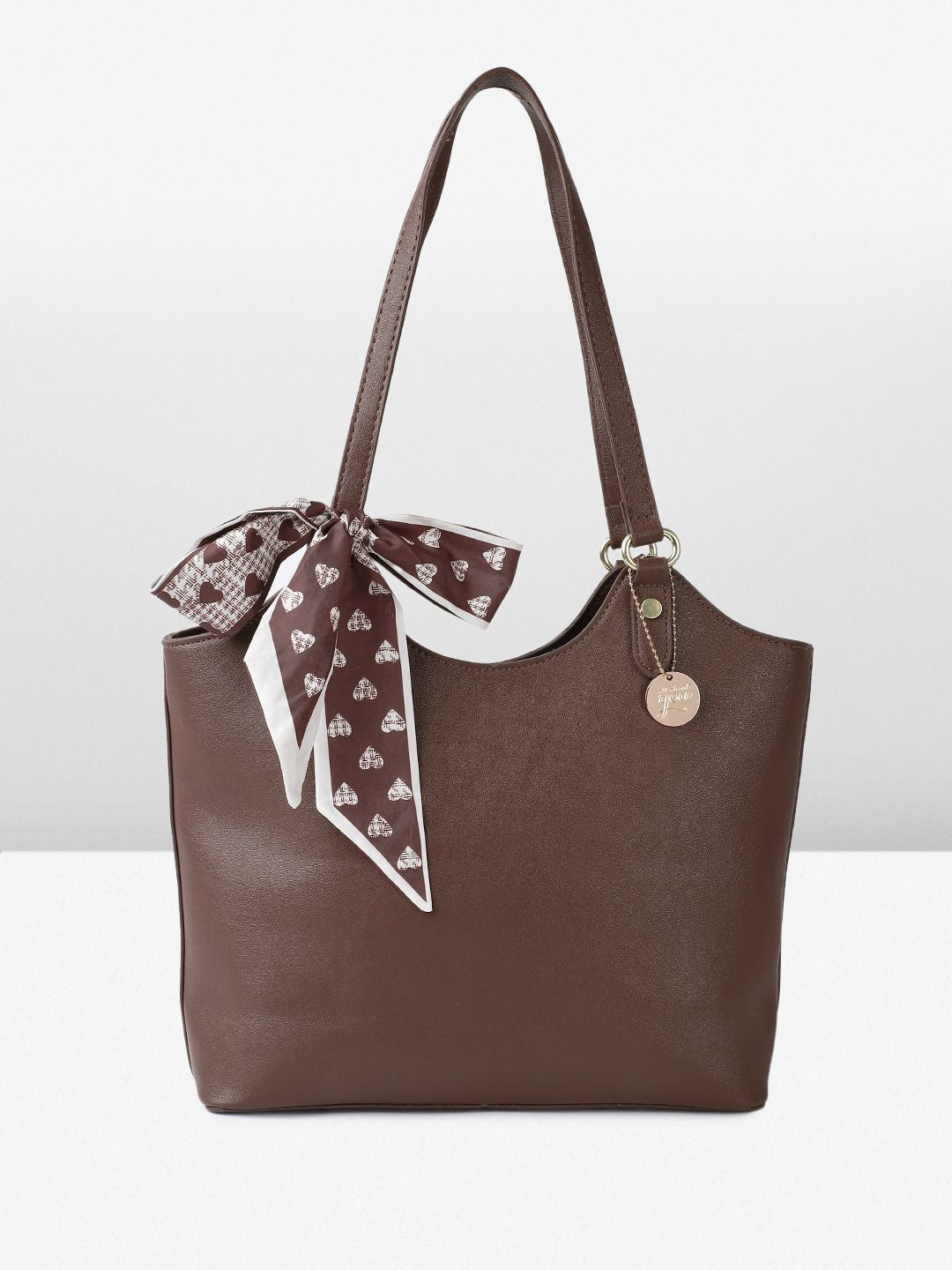 all about you Structured Shoulder Bag with Bow Detail