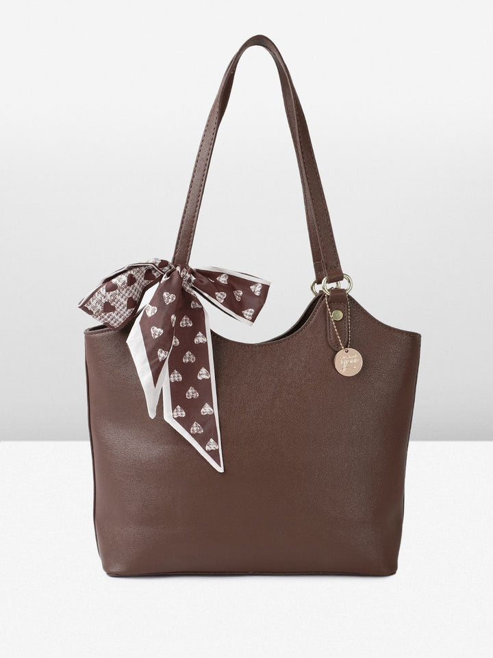 all about you Structured Shoulder Bag with Bow Detail