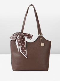 all about you Structured Shoulder Bag with Bow Detail
