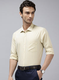Park Avenue Slim Fit Checked Formal Shirt