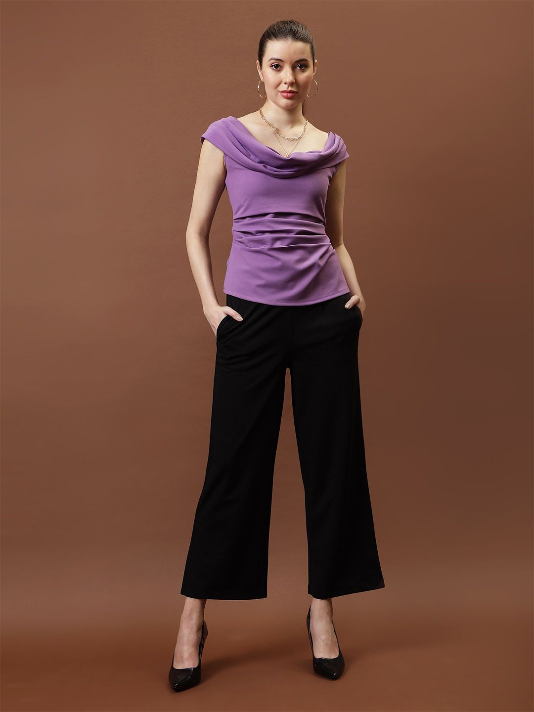 Athena Cowl Neck Top