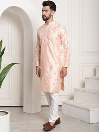 SOJANYA Mandarin Collar Regular Mirror Work Kurta with Pyjamas