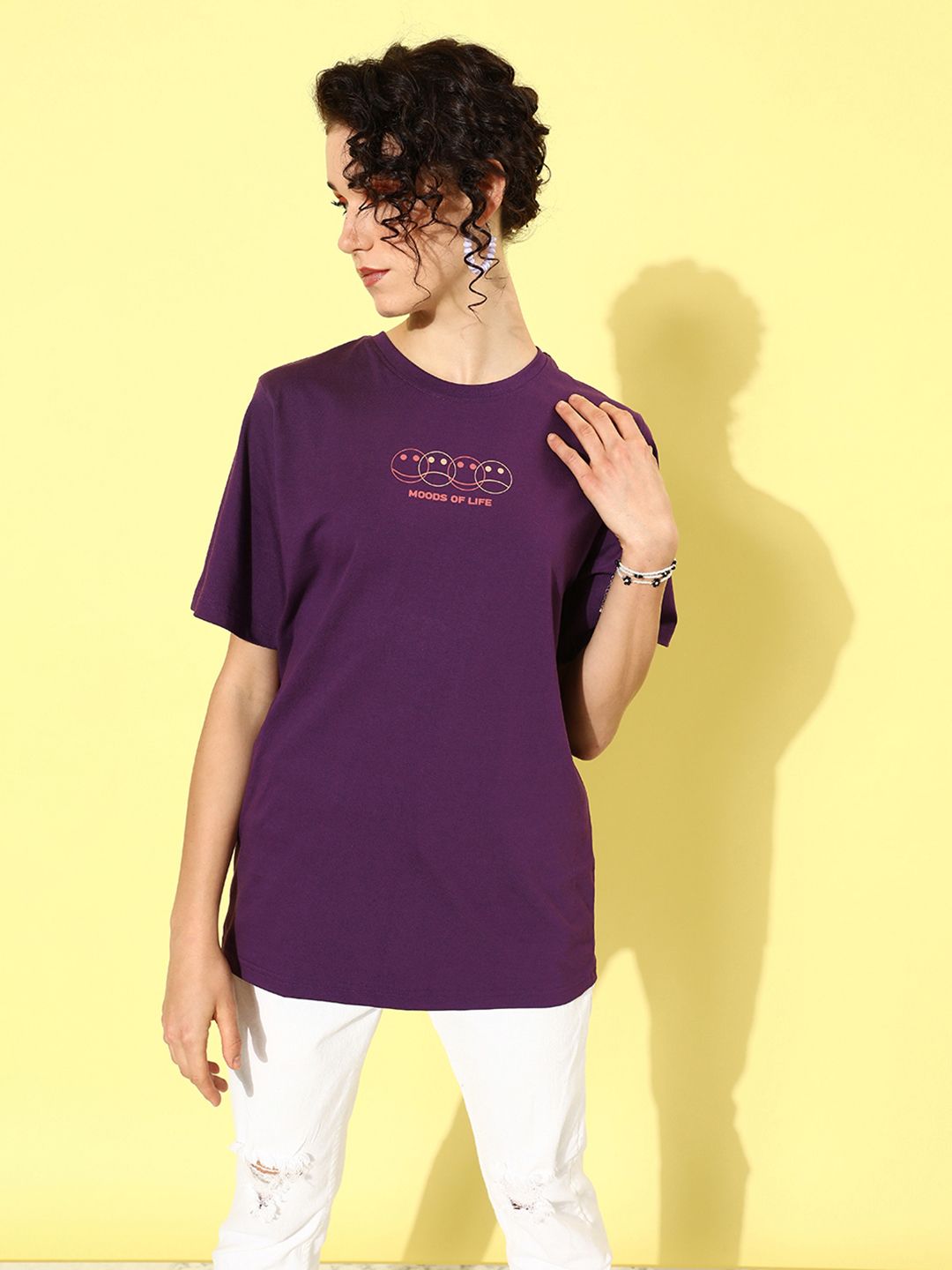 DILLINGER Pure Cotton Printed Oversized T-shirt