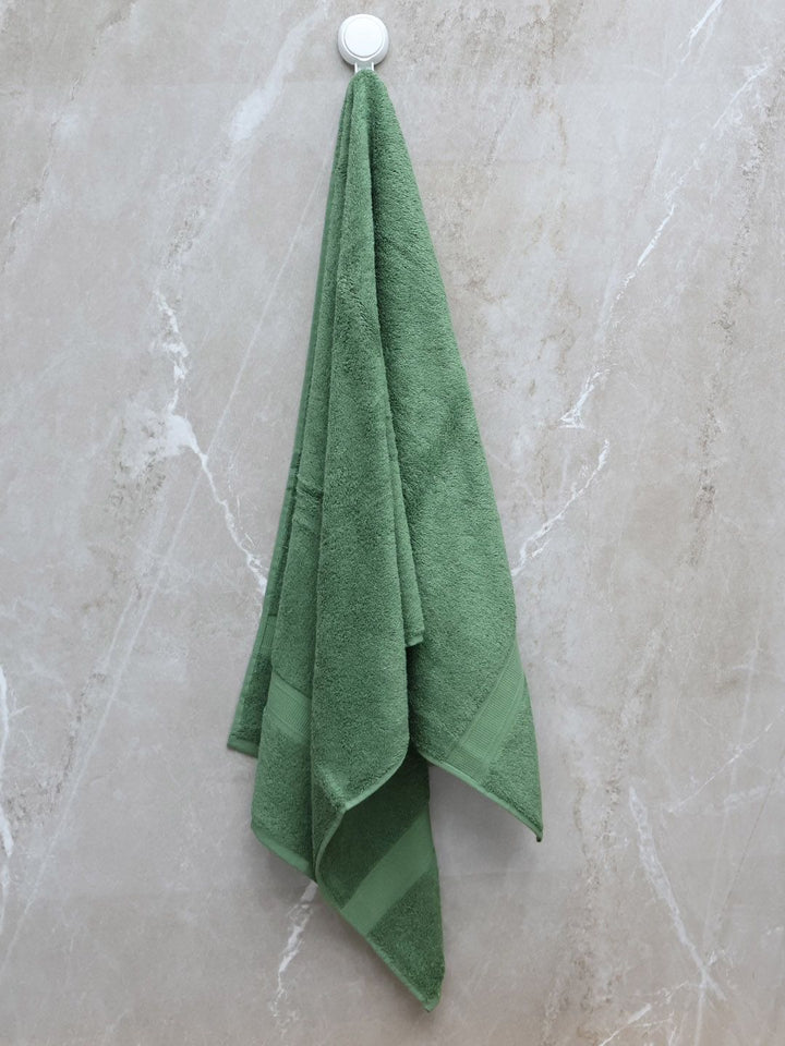 BOMBAY DYEING Olive Pure Cotton 550 GSM Bath Towel