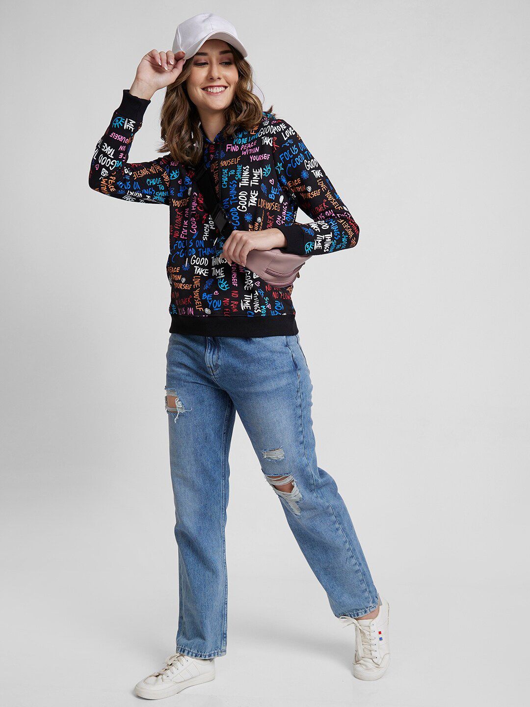 SPYKAR Typography Printed Sweatshirt