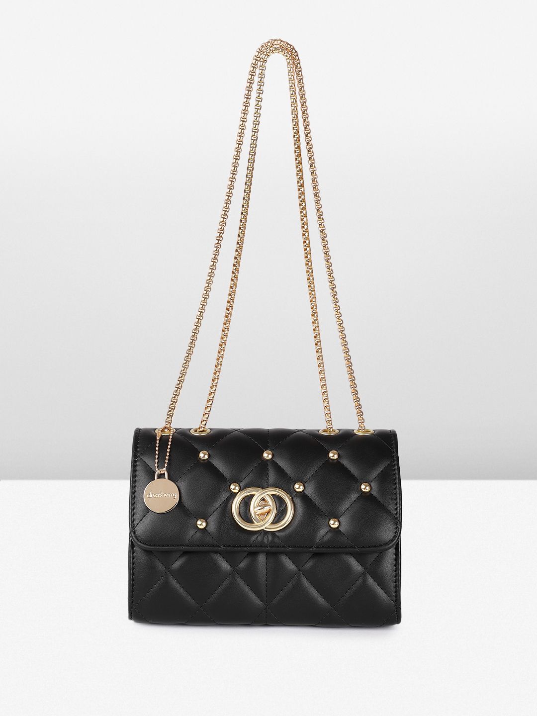 DressBerry Structured Quilted Shoulder Bag