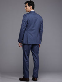 Raymond Self Design Notched Lapel Single-Breasted Formal 2 Piece Suits