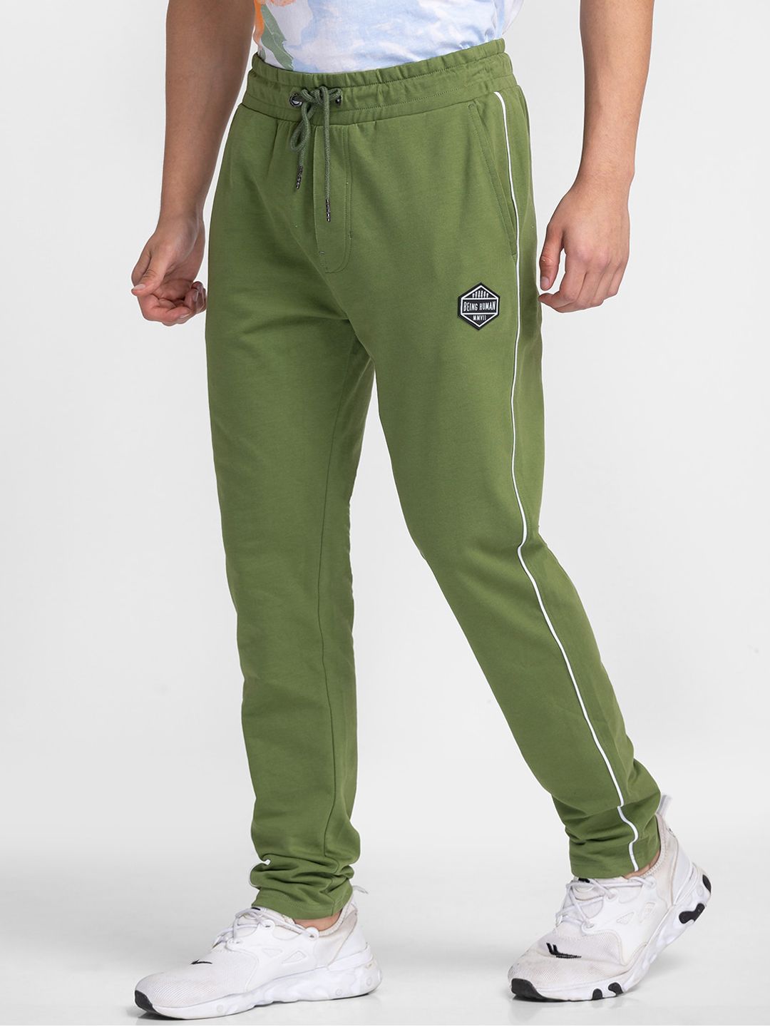 Being Human Men Cotton Regular Fit Track Pants