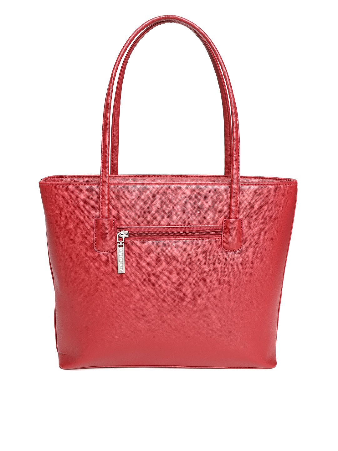Lino Perros Red Solid Laptop Bag