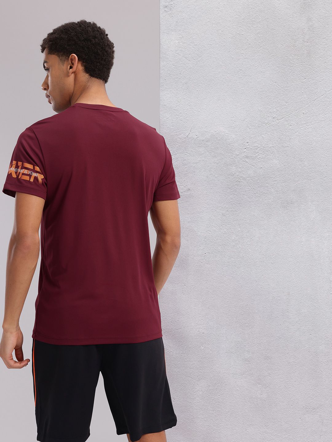 HRX by Hrithik Roshan Placement Print Training T-shirt