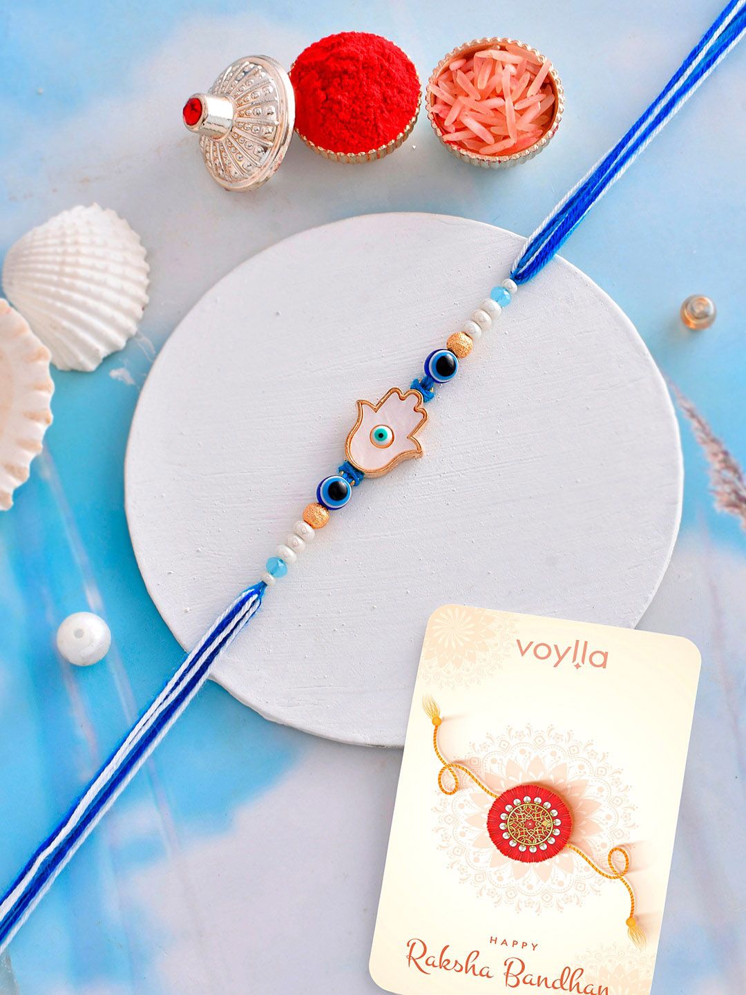 Voylla Hamsa Thread Rakhi