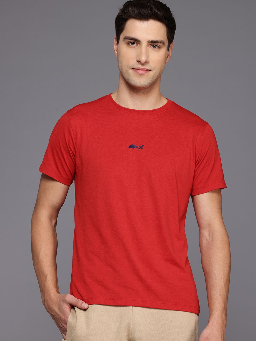 HRX by Hrithik Roshan Typography Printed T-shirt